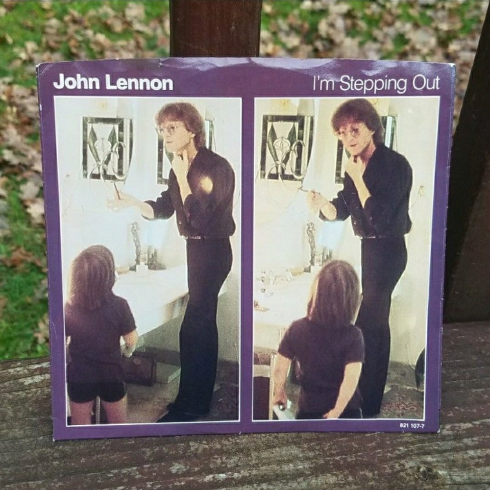 1984 John Lennon 'I'm Stepping Out' & 'Sleepless Night' 45 Record
